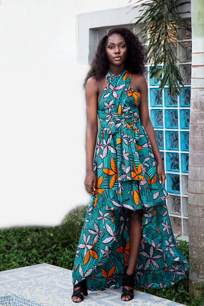 African print infinity maxi dress: 5 ways to wear it